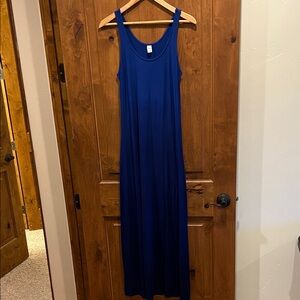 Old Navy Dip-Dyed Blue Maxi Dress XS